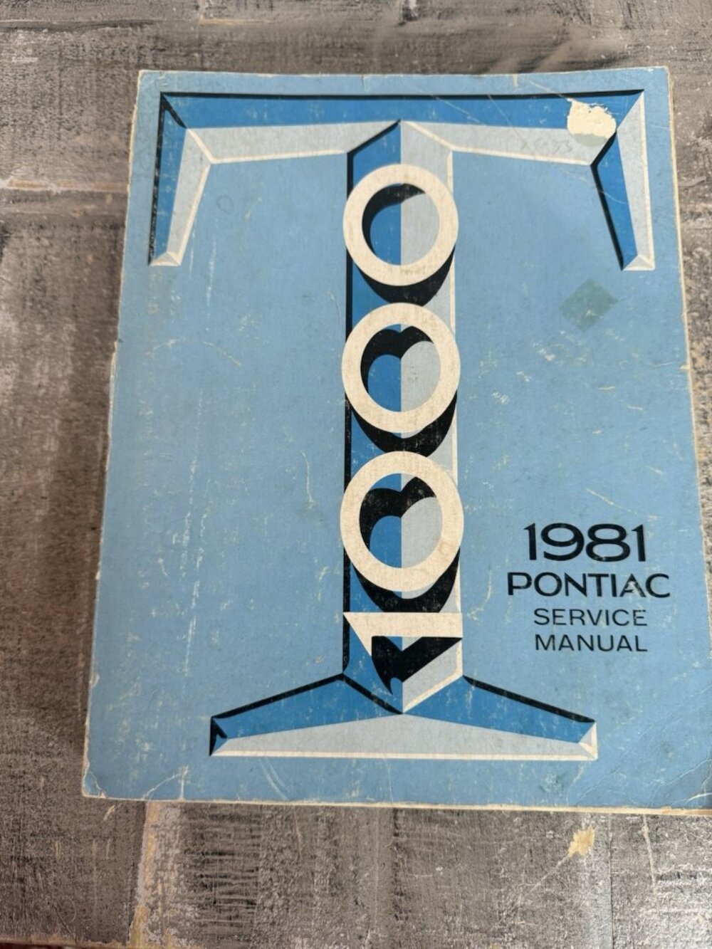 1981 Pontiac T1000 Factory Shop Service Repair Manual Original T-1000